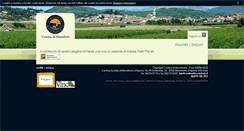 Desktop Screenshot of cantinadimonteforte.it